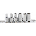 BGS Steckschlüssel-Einsatz-Satz T-Profil Plus (für Torx Plus) | Antrieb Innenvierkant 6,3 mm (1/4