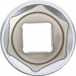 BGS Steckschlüssel-Einsatz Sechskant | Antrieb Innenvierkant 12,5 mm (1/2