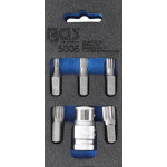 BGS Schraubendreher-Bit-Satz | Antrieb Außensechskant 10 mm (3/8