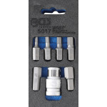 BGS Schraubendreher-Bit-Satz | Antrieb Außensechskant 10 mm (3/8