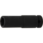 BGS Kraft-Steckschlüssel-Einsatz Sechskant, tief | Antrieb Innenvierkant 12,5 mm (1/2