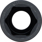 BGS Kraft-Steckschlüssel-Einsatz Sechskant, tief | Antrieb Innenvierkant 12,5 mm (1/2