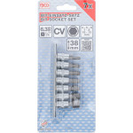 BGS Bit-Einsatz-Satz | Antrieb Innenvierkant 6,3 mm (1/4