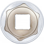 BGS Steckschlüssel-Einsatz Sechskant | Antrieb Innenvierkant 12,5 mm (1/2
