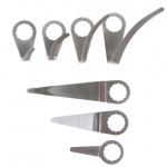 BGS Schneidmesserset für Druckluft-Ausglaser | für Art. 3218, 9291 | 7-tlg.
