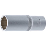 BGS Steckschlüssel-Einsatz Zwölfkant, tief | Antrieb Innenvierkant 12,5 mm (1/2
