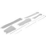 BGS Kabelbinder-Sortiment | weiß | 100 - 300 mm | 250-tlg.