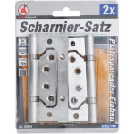BGS Scharnier-Satz | Edelstahl | für platzsparenden Einbau | 100 x 50 mm | 2-tlg.