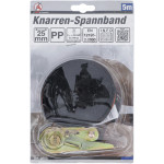 BGS Knarren-Spannband | 5 m x 25 mm