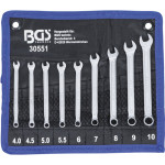 BGS Maul-Ringschlüssel-Satz | SW 4 - 10 mm | 9-tlg.
