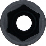 BGS Kraft-Steckschlüssel-Einsatz Sechskant, tief | Antrieb Innenvierkant 12,5 mm (1/2