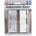 BGS Scharnier-Satz | Edelstahl | 100 x 40 mm | 2-tlg.