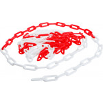 BGS Absperrkette | Rot-Weiß | Kunststoff | 5 m