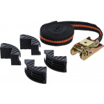 BGS Knarren-Spannband | mit 4 Schutzbacken | 5 m x 25 mm
