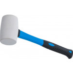 BGS Gummihammer | Fiberglasstiel | weißer Kopf | Ø 48 mm | 250 g