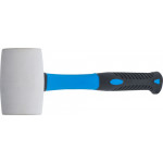 BGS Gummihammer | Fiberglasstiel | weißer Kopf | Ø 48 mm | 250 g