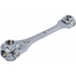 BGS Spezialschlüssel | 8-in-1 | Abtrieb Sechskant SW 12 - 19 mm
