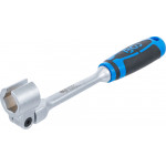 BGS Spezial-Ringschlüssel für Lambdasonden, kippbar, mit Griff | SW 22 mm