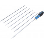 BGS Schraubendreher-Satz mit Wechselklingen | T-Profil (für Torx) / T-Profil (für Torx) mit Bohrung | 8-tlg.