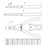 BGS Sprengringzangen-Satz | 150 mm | 4-tlg.