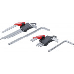 BGS Winkelschlüssel-Satz | lang | T-Profil (für Torx) T10 - T50 / Innensechskant 1,5 - 10 mm | 18-tlg.