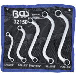 BGS S-Form Doppel-Ringschlüssel-Satz | Zollgrößen | SW 3/8
