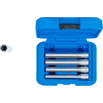 BGS Steckschlüssel-Einsatz-Satz, Sechskant, extra tief | Antrieb Innenvierkant 10 mm (3/8