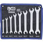 BGS Doppel-Maulschlüssel-Satz | SW 6 - 22 mm | 8-tlg.