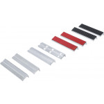 BGS Schraubstock-Schutzbacken-Satz | Aluminium | 150 mm | 8-tlg.