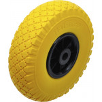 BGS Rad für Sackkarren/Bollerwagen | PU, gelb/schwarz | 260 mm