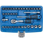 BGS Steckschlüssel-Satz Gear Lock | Antrieb 6,3 mm (1/4