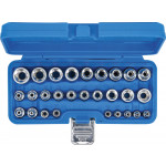 BGS Steckschlüssel-Einsatz-Satz E-Profil | Antrieb Innenvierkant 6,3 mm (1/4