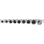 BGS Steckschlüssel-Einsatz-Satz Sechskant, tief | Antrieb Innenvierkant 12,5 mm (1/2