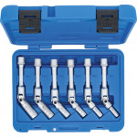 BGS Universal Glühkerzen-Gelenkschlüssel-Satz, Sechskant | Antrieb Innenvierkant 10 mm (3/8