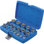 BGS Steckschlüssel-Einsatz-Satz Gear Lock | Antrieb Innenvierkant 12,5 mm (1/2