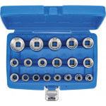 BGS Steckschlüssel-Einsatz-Satz Gear Lock | Antrieb Innenvierkant 12,5 mm (1/2