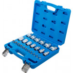 BGS Steckschlüssel-Einsatz-Satz Sechskant | Antriebe Innenvierkant 6,3 mm (1/4