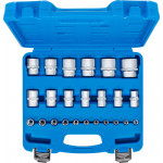 BGS Steckschlüssel-Einsatz-Satz Sechskant | Antriebe Innenvierkant 6,3 mm (1/4