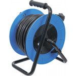 BGS Kabeltrommel | 15 m | 3 x 1,5 mm² | 4 Steckdosen | IP 20 | 3000 W