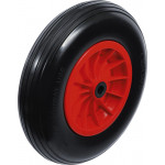 BGS Schubkarrenrad | PU, rot/schwarz | 400 mm
