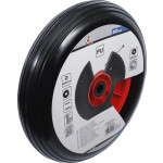 BGS Schubkarrenrad | PU, rot/schwarz | 400 mm