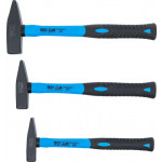 BGS Schlosserhammer-Satz | Fiberglasstiel | DIN 1041 | 300 / 500 / 800 g | 3-tlg.