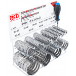 BGS Schlauchklemmen-Sortiment | rostfrei | auf Tafel | 111-tlg.