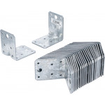 BGS Winkelverbinder | mit Sicke | 70 x 70 x 55 x 2,5 mm | Spar-Pack | 25 Stück
