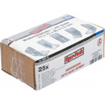 BGS Winkelverbinder | mit Sicke | 70 x 70 x 55 x 2,5 mm | Spar-Pack | 25 Stück