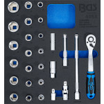 BGS Werkstattwageneinlage 2/3: Steckschlüssel-Satz 12,5 mm (1/2