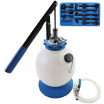 BGS Getriebeöl-Befüllgerät mit Handpumpe | mit 8 Adaptern | 7 l