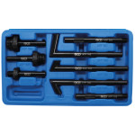 BGS Getriebeöl-Befüllgerät mit Handpumpe | mit 8 Adaptern | 7 l
