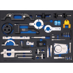 BGS Werkstattwageneinlage 3/3: Motor-Einstellwerkzeug-Satz | für Opel, Chevrolet, Saab, Fiat, Lancia, Suzuki, Ford