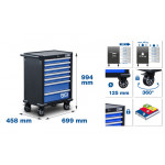 BGS Werkstattwagen | 7 Schubladen | leer